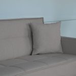 Divano letto contenitore Legen 3 posti in vellutino grigio 07-450