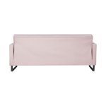 Divano letto contenitore Legen 3 posti in vellutino rosa antico 12-450