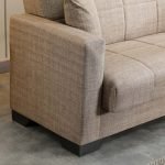 Divano letto contenitore Moon 3 posti in tessuto Internobase 07 camel
