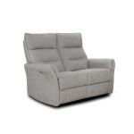 Divano recliner 2 posti Softwave elettrico in tessuto G268 grigio