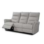 Divano recliner 3 posti Softwave elettrico in tessuto G268 grigio
