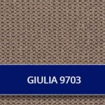 Divano recliner Boston 3 posti elettrico in tessuto giulia 9703 cappuccino