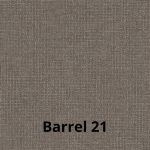 Divano recliner Boston 3 posti manuale in tessuto barrel 21 tortora