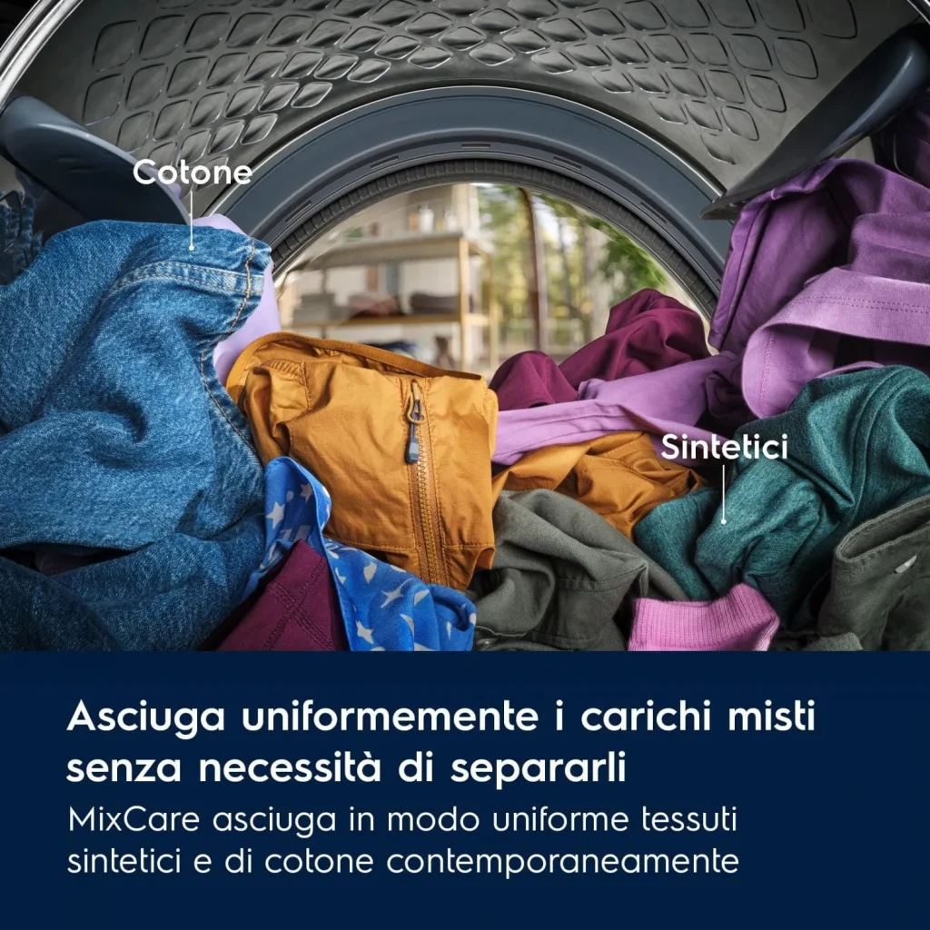 Asciugatrice Electrolux  9 Kg Classe B con Pompa di Calore Profondità 66 cm Inverter Serie 700 DelicateCare - EW7H39B