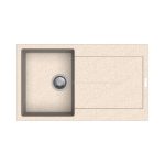 Enigma D100 lavello vasca e gocciolatoio avena