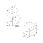 Forno elettrico Bertazzoni 65 litri inox F60PROXT12 classe G