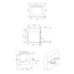 Forno elettrico Bertazzoni La Germania F6011MODPLX 60 cm. multifunzione inox