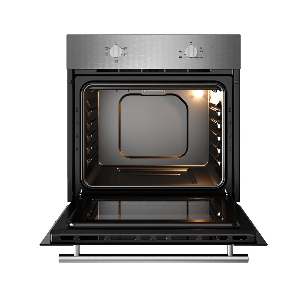 Forno statico Midea MO704STX 70 litri doppia manopola classe A nero inox