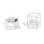 Forno statico Midea MO704STX 70 litri doppia manopola classe A nero inox