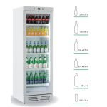 Frigo vetrina bibite EKG390VG statica con agitatore bianco classe E