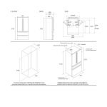 Frigorifero Bertazzoni side by side REF904FFNXTC 636 LT acciaio inox classe E