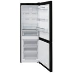 Frigorifero combinato Sharp SJNBA31IEBGD 331 lt No Frost con estetica glass nero classe D