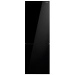 Frigorifero combinato Sharp SJNBA31IEBGD 331 lt No Frost con estetica glass nero classe D
