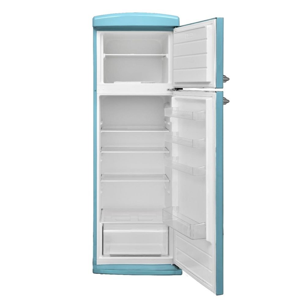Frigorifero doppia porta ATBM346BL 311 LT in blue retrò Atlantic classe F