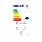 Frigorifero doppia porta ATBM346BL 311 LT in blue retrò Atlantic classe F