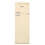 Frigorifero doppia porta TKBM346BREF 311 LT colore beige retrò Telefunken classe F