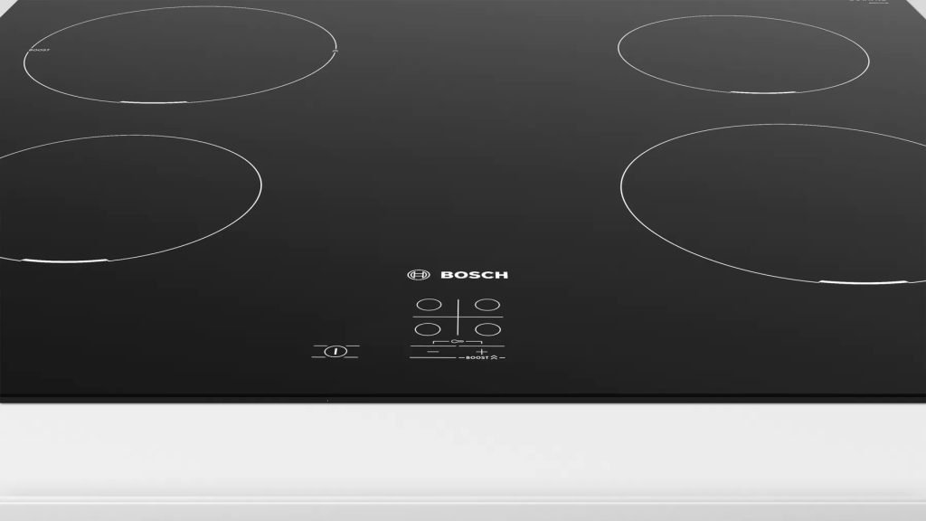 Bosch Serie 2 PUG611AA5E piano cottura Nero Da incasso 60 cm Piano cottura a induzione 4 Fornello(i)