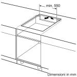 Bosch Serie 2 PUG611AA5E piano cottura Nero Da incasso 60 cm Piano cottura a induzione 4 Fornello(i)