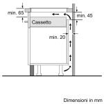 Bosch Serie 2 PUG611AA5E piano cottura Nero Da incasso 60 cm Piano cottura a induzione 4 Fornello(i)
