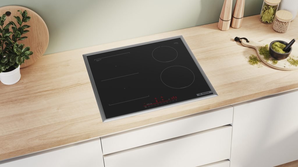 Bosch Serie 6 PVS645HB1E Piano cottura a induzione 60 cm CombInduction Nero