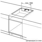 Bosch Serie 6 PVS645HB1E Piano cottura a induzione 60 cm CombInduction Nero