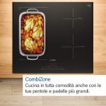 Bosch Serie 6 PVS645HB1E Piano cottura a induzione 60 cm CombInduction Nero