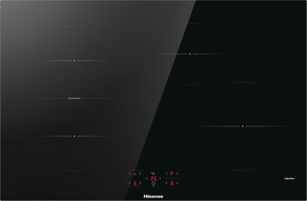 Hisense HI8421BSC Nero Da incasso 80 cm Piano cottura a induzione 4 Fornello(i)