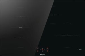 Hisense HI8421BSC Nero Da incasso 80 cm Piano cottura a induzione 4 Fornello(i)