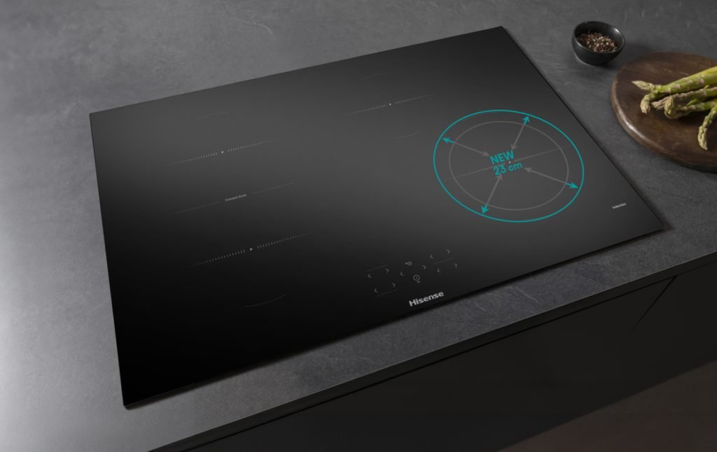 Hisense HI8421BSC Nero Da incasso 80 cm Piano cottura a induzione 4 Fornello(i)