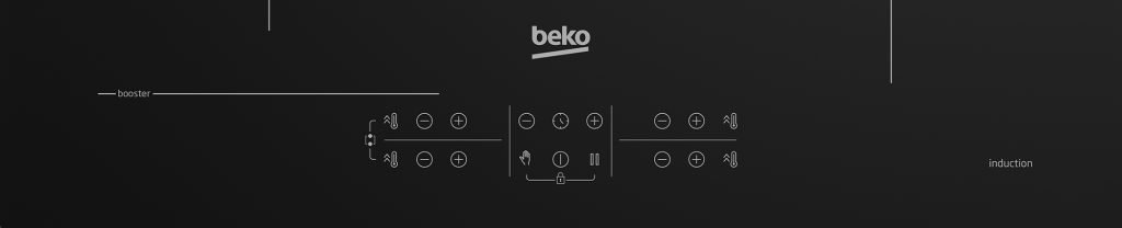 Beko HII64200SFMT: Piano a Induzione, 4 Zone con 1 Sezione IndyFlex, 60 cm