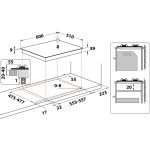 Hotpoint Ariston Piano cottura a gas PCN 641 T/IX/HAR