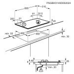Electrolux EGS64362X Piano cottura a gas Serie 300 Slim Line 60cm