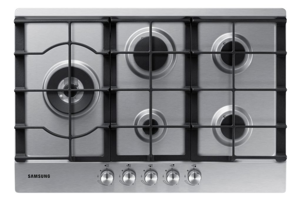 Samsung NA75J3030AS Piano cottura a gas 75cm 5 bruciatori, Inox