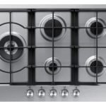 Samsung NA75J3030AS Piano cottura a gas 75cm 5 bruciatori, Inox
