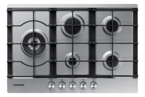 Samsung NA75J3030AS Piano cottura a gas 75cm 5 bruciatori, Inox