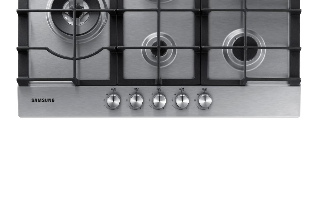 Samsung NA75J3030AS Piano cottura a gas 75cm 5 bruciatori, Inox