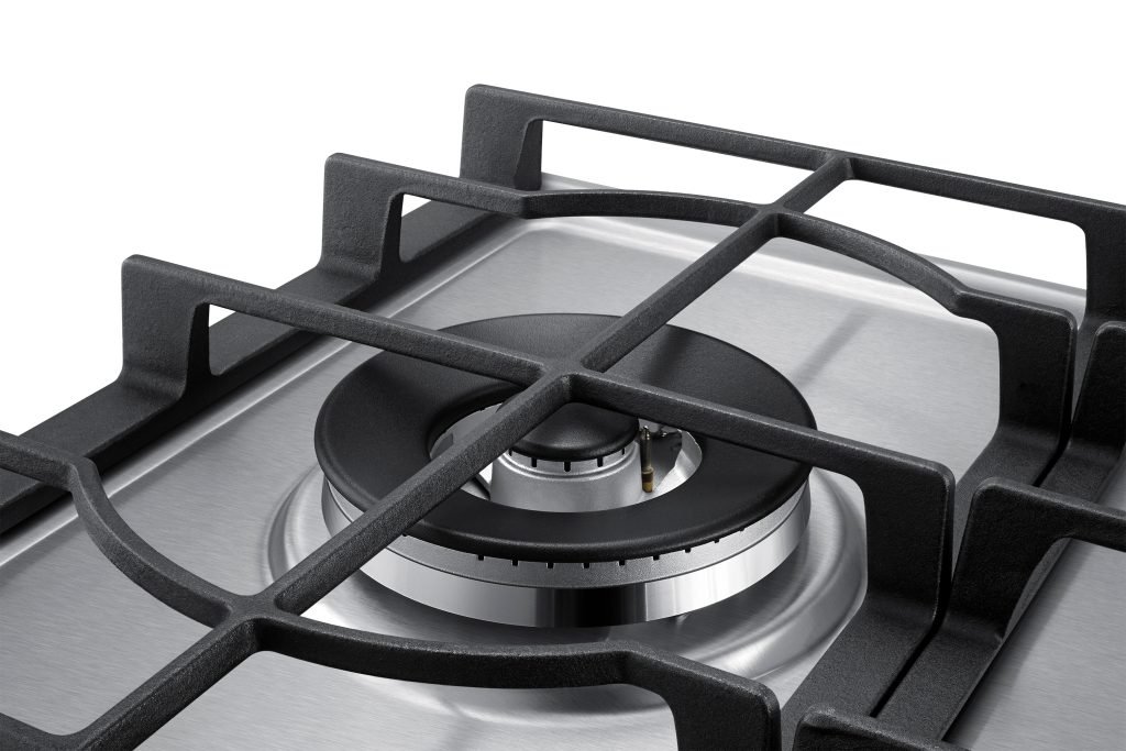 Samsung NA75J3030AS Piano cottura a gas 75cm 5 bruciatori, Inox