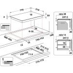 Whirlpool Piano cottura a induzione in vetroceramica - WL S2177 CPNE