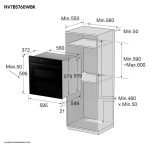 Samsung NV7B5760WBK Forno ad incasso a Vapore Serie 5 76 L A+ Vetro Nero