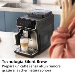 Philips Series 3300 EP3321/40 Macchina caffè automatica, 5 bevande, montalatte, 1.8L, macine in ceramica