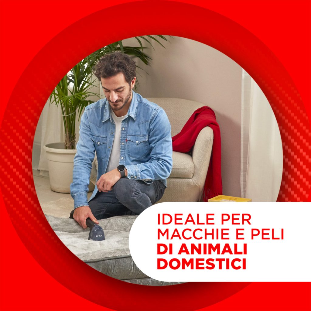 Polti StainOver SC30, lavatappeti con funzione pulitore a vapore, 4 funzioni in 1