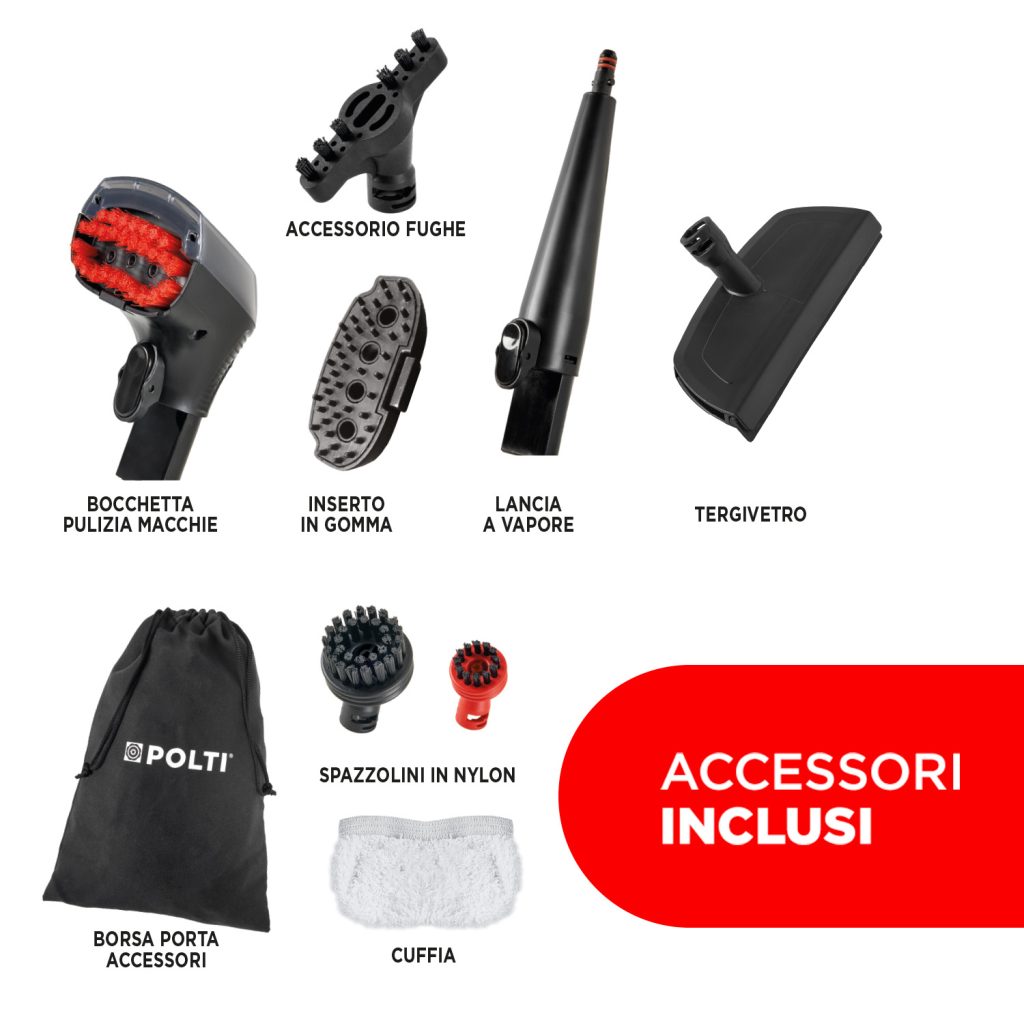 Polti StainOver SC30, lavatappeti con funzione pulitore a vapore, 4 funzioni in 1