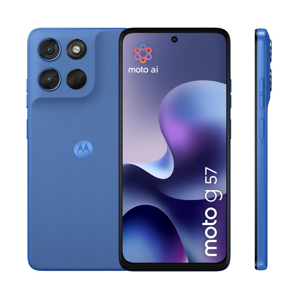 Motorola moto g57 17,1 cm (6.72") Doppia SIM Android 16.0 5G USB tipo-C 8 GB 256 GB 5200 mAh Blu