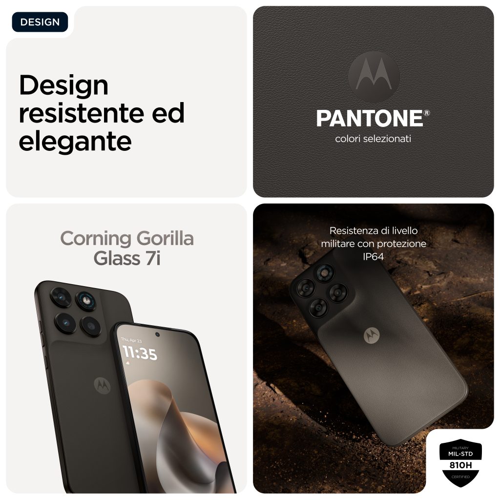 Motorola moto g77 17,3 cm (6.8") Dual SIM ibrida Android 16.0 5G USB tipo-C 8 GB 256 GB 5200 mAh Nero