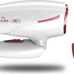Ga.ma Phon Asciugacapelli da Viaggio Pieghevole Funzione Ionica Potenza 1600 Watt Motore DC Ultraleggero colore Bianco - GH0205 Eolic Ceramic Ion