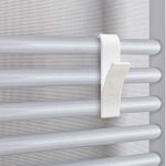 Gancio per asciugamani 4 pezzi colore bianco