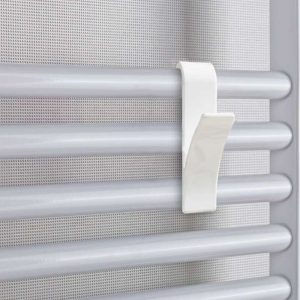 Gancio per asciugamani 4 pezzi colore bianco