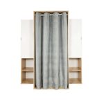 Guardaroba Krell rovere bianco 150x56x184h