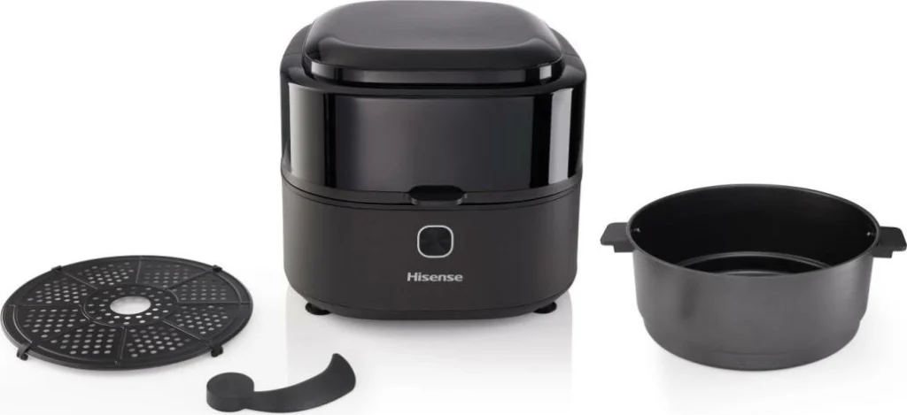 Friggitrice ad Aria Hisense Capacità 6.7 Litri Potenza 1350 Watt Touch con Timer colore Nero - HAF1350DR