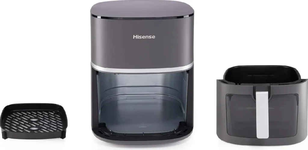 Friggitrice ad Aria Hisense Capacità 7 Litri Potenza 1800 Watt con Finestra e Controlli Touch colore Nero - HAF1900D